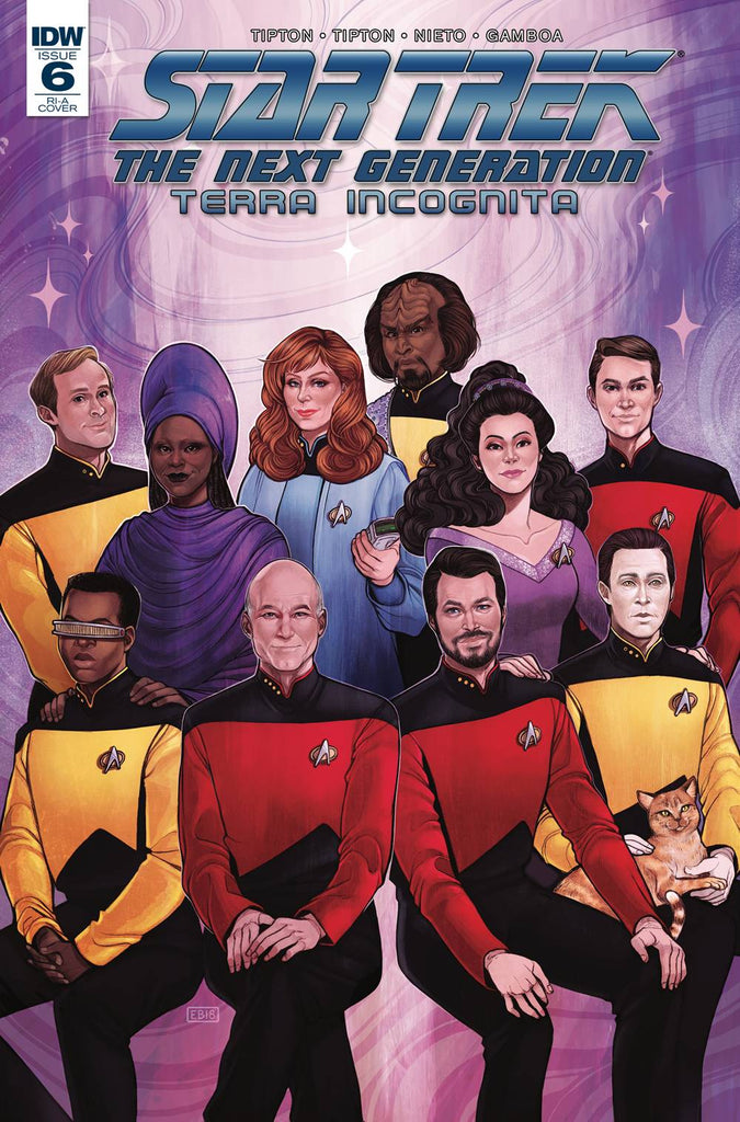 Star Trek The Next Generation Terra Incognita #6 1/10 Elizabeth Beals Crew Portrait Variant