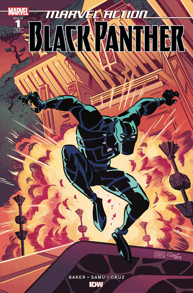 Marvel Action Black Panther #1 1/25 Elsa Charretier Variant