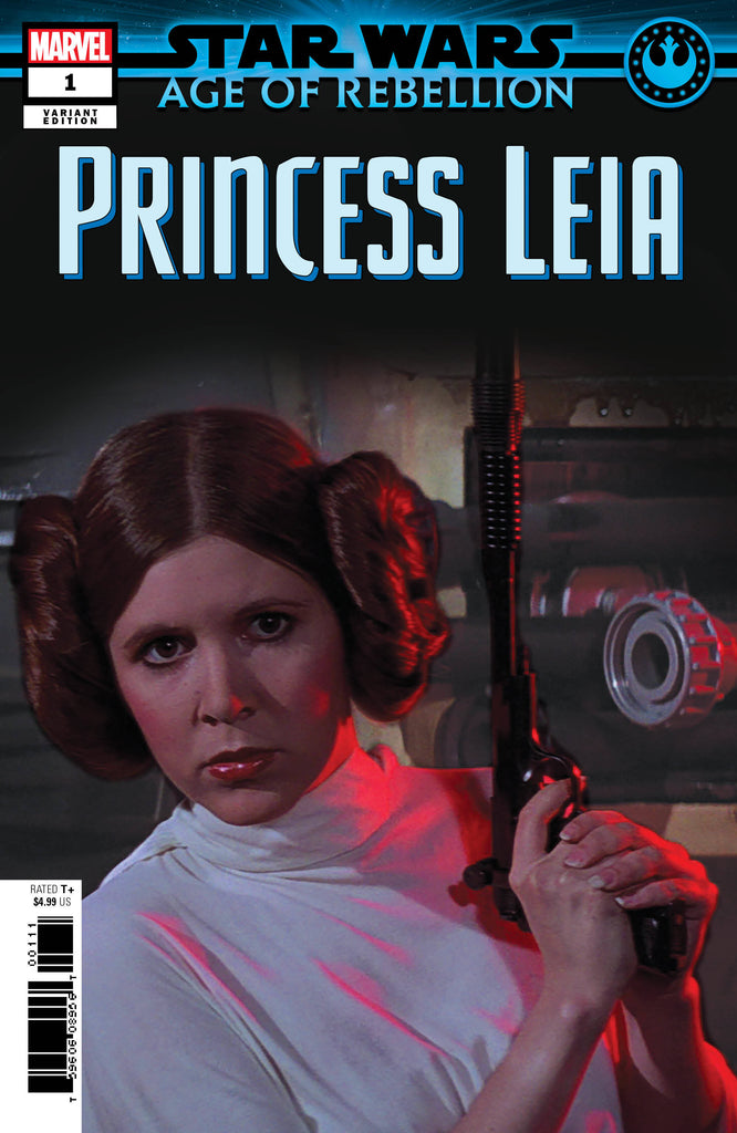 Star Wars Age of Rebellion Princess Leia #1 1/10 Carrie Fisher Movie Photo Variant (Marvel, 2019)