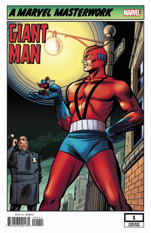 War of the Realms Giant Man #1 1/50 Bob Powell Remastered Pin-Up Variant (Marvel, 2019)