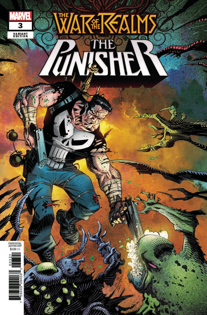 War of the Realms The Punisher #3 1/25 John McCrea Variant (Marvel, 2019)