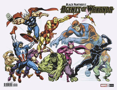 Black Panther and the Agents of Wakanda #1 1/100 John Buscema Hidden Gem Variant
