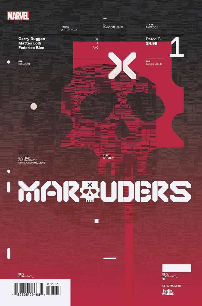 Marauders #1 1/10 Tom Muller Design Variant