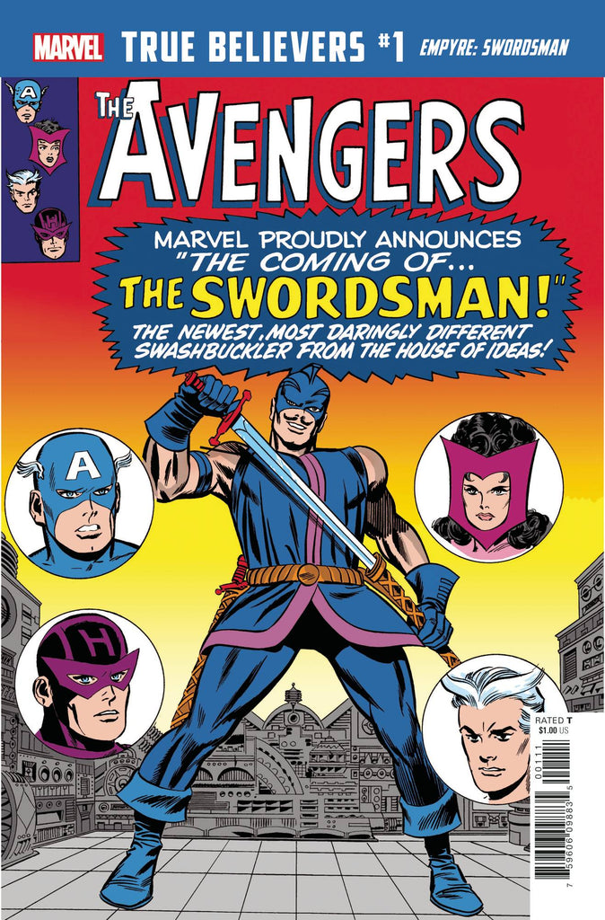 True Believers Empyre Swordsman #1 MO