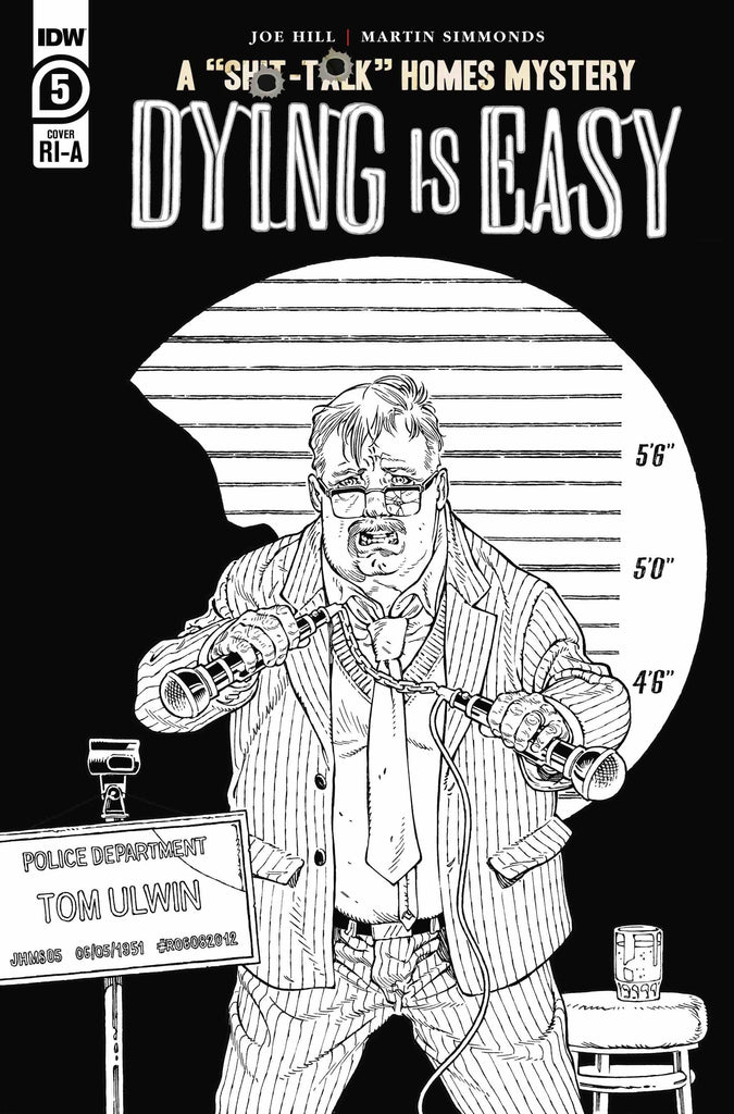 Dying Is Easy #5 1/10 Gabriel Rodriguez Black & White Variant