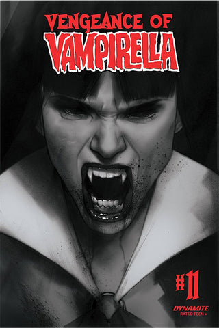 Vengeance Of Vampirella #11 1/30 Ben Oliver Black & White Variant