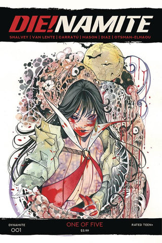 DIE!NAMITE #1 1/10 Peach Momoko Vampirella Zombie Variant (Dynamite, 2020)