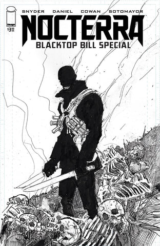 Nocterra Blacktop Bill Special 1/25 Denys Cowan Sketch Variant (Image, 2021)