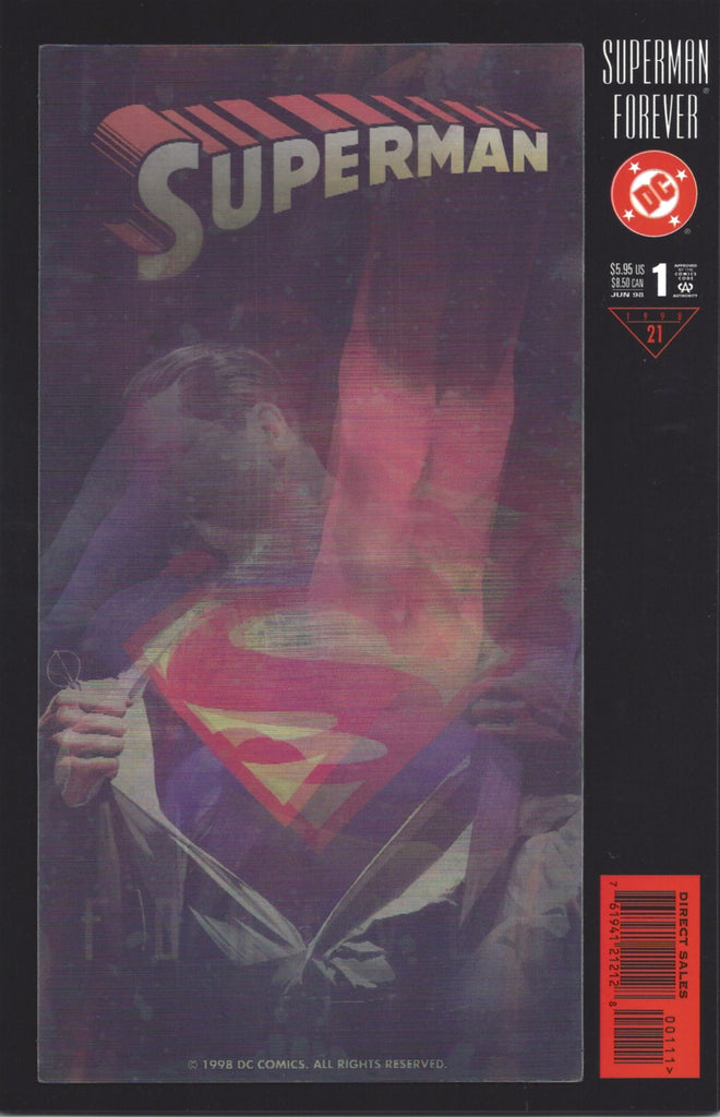 Superman Forever (Vol 1 1998) #1 CVR A Lenticular Cover
