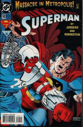 Superman (Vol 2 1987) #92 CVR A