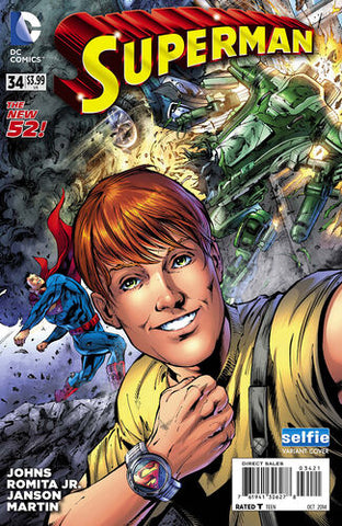Superman (Vol 3 2011) #34 CVR B Selfie Variant