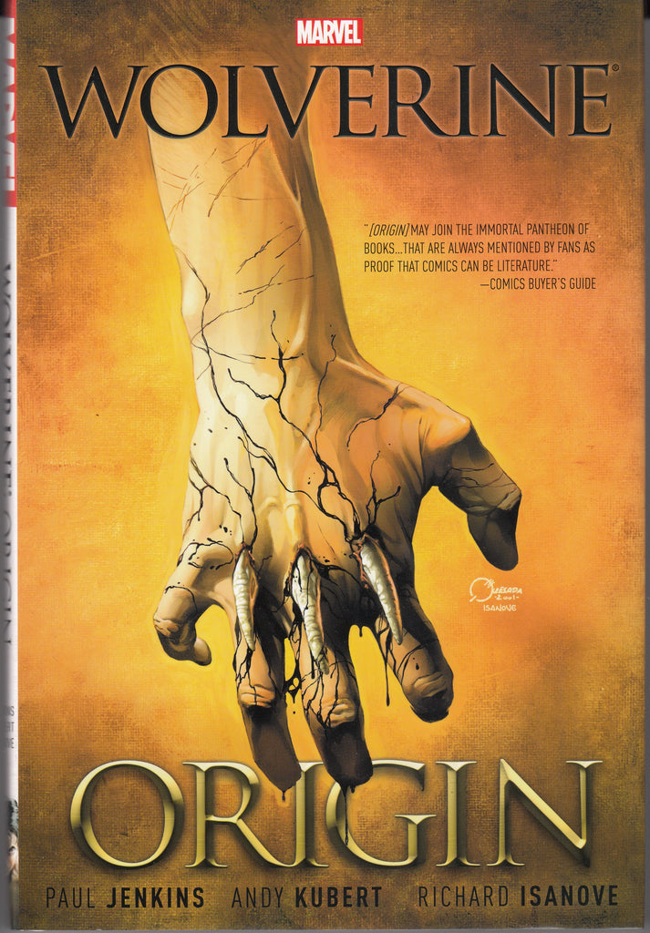 Wolverine Origin HC w/Dust Jacket - Signed by Writer Paul Jenkins - COA