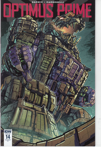 Optimus Prime #14 1/10 James Raiz Variant (IDW, 2017)