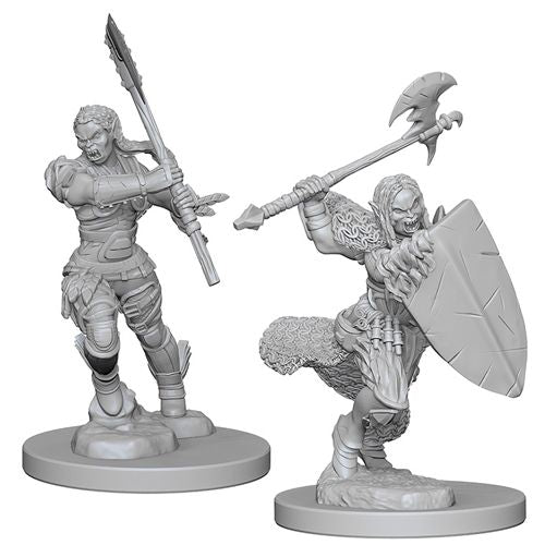 WZK PF Mini - Half-Orc Female Barbarian