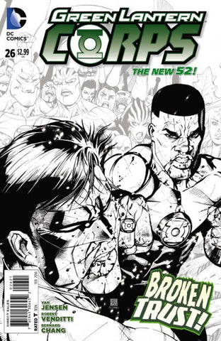 Green Lantern Corps (Vol 3 2011) #26 CVR B B&W Variant