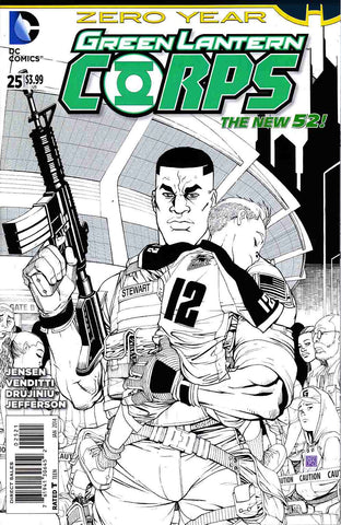 Green Lantern Corps (Vol 3 2011) #25 CVR B B&W Variant