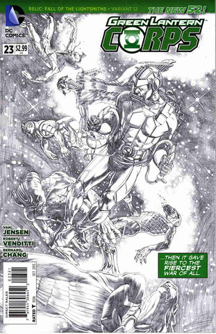 Green Lantern Corps (Vol 3 2011) #23 CVR B B&W Variant
