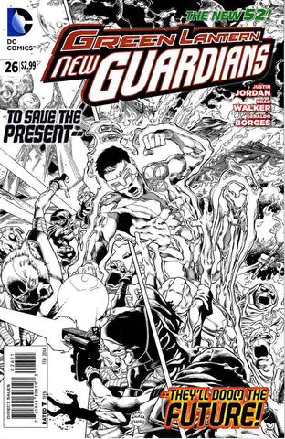 Green Lantern: New Guardians (Vol 1 2011) #26 CVR B B&W Variant