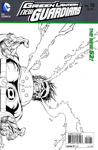Green Lantern: New Guardians (Vol 1 2011) #12 CVR B B&W Variant