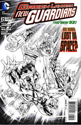 Green Lantern: New Guardians (Vol 1 2011) #25 CVR B B&W Variant