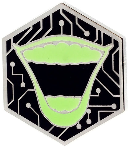 GS Exclusive Batman 80th GITD Joker Lips 1.5-Inch Pin