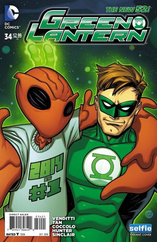 Green Lantern (Vol 5 2011) #34 CVR B Selfie Variant