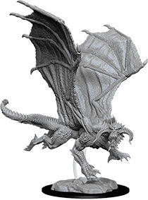 WZK DnD Mini - Young Black Dragon