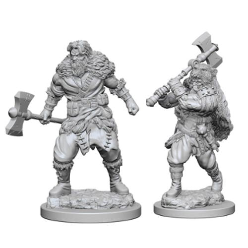 WZK DnD Mini - Human Male Barbarian