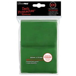 Deck Protector Pack: Green Solid 100ct