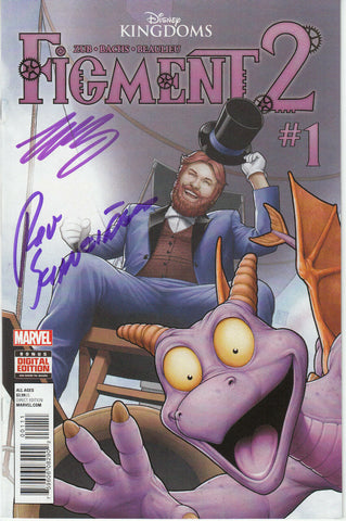 Disney Kingdoms Figment 2 #1 (Marvel, 2015) - Signed