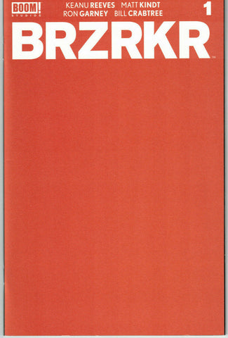 BRZRKR #1 1/10 Blank Red Variant