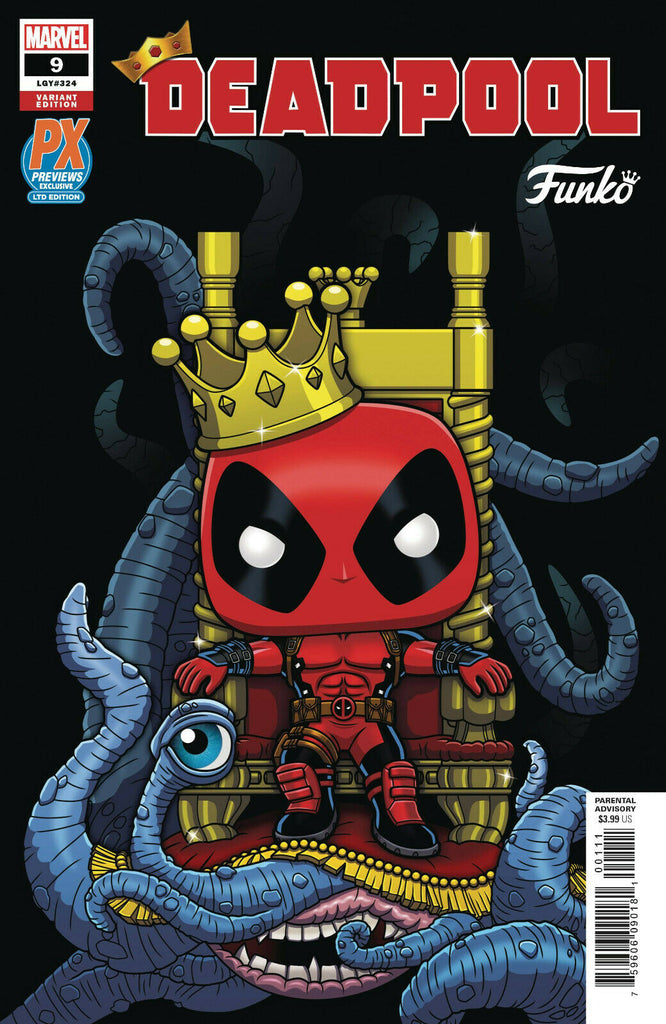 Deadpool #9 Previews Exclusive Funko King Deadpool Variant