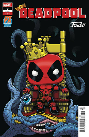 Deadpool #9 Previews Exclusive Funko King Deadpool Variant (Marvel, 2020)