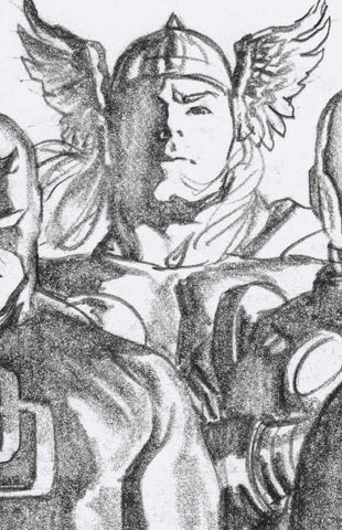 Thor #8 1/100 Alex Ross Thor Timeless Virgin Sketch Variant