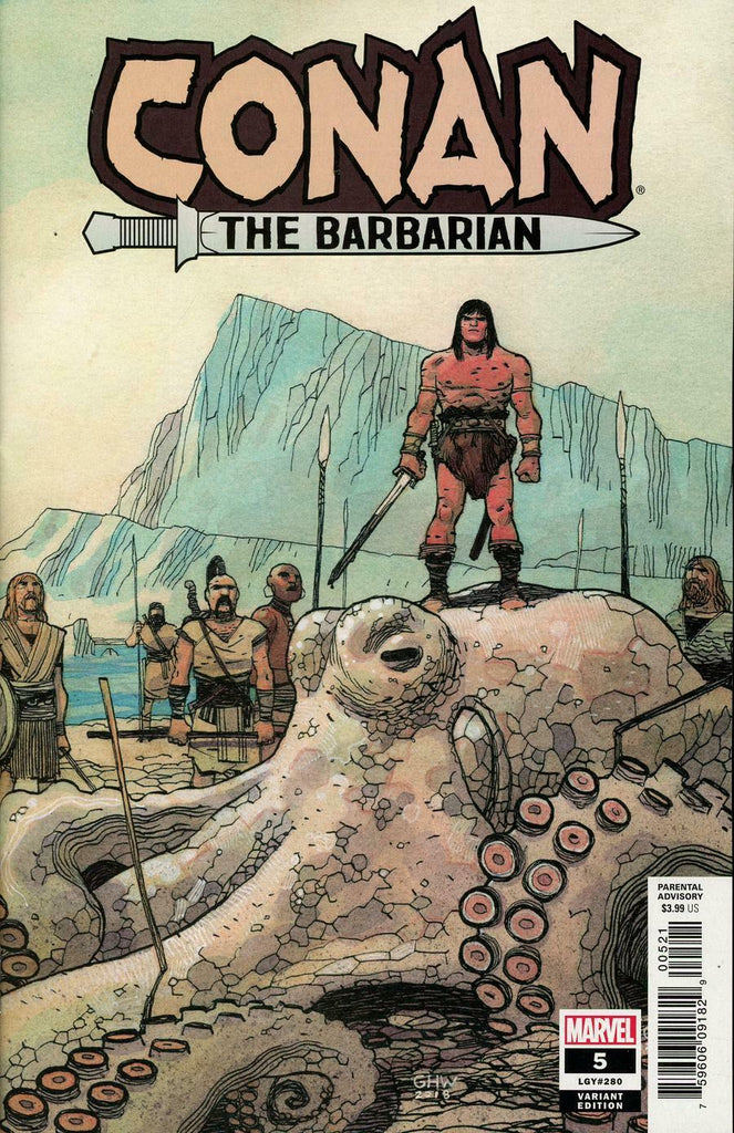 Conan the Barbarian #5 1/25 Gabriel Hernandez Walta Variant