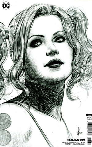 Batman #109 1/25 Riccardo Federici Card Stock Harley Quinn Sketch Variant