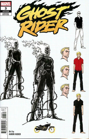 Ghost Rider #3 1/10 Aaron Kuder Design Variant