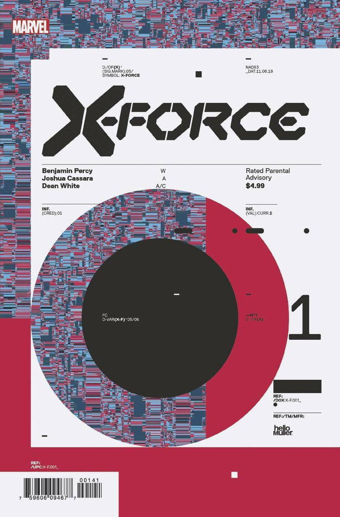 X-Force #1 1/10 Tom Muller Design Variant