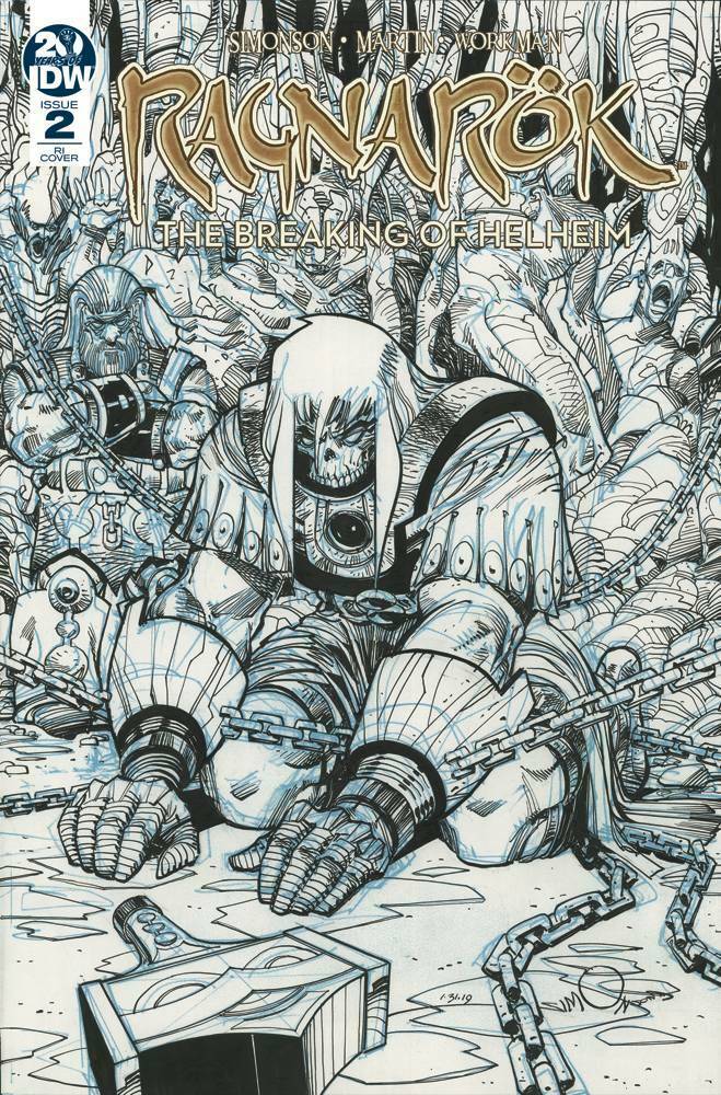 Ragnarok: The Breaking of Helheim #2 1/10 Walter Simonson Sketch Variant