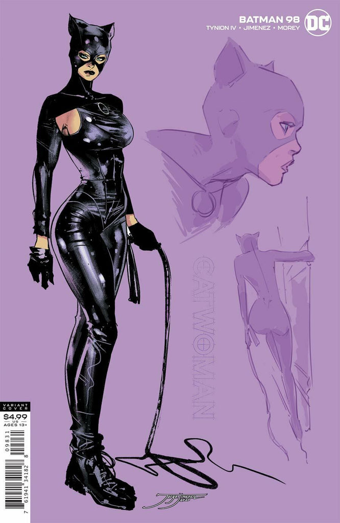 Batman #98 1/25 Jorge Jimenez Card Stock Catwoman Design Variant