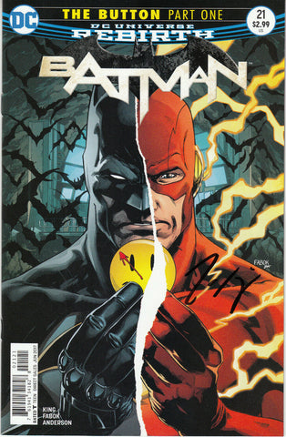 Batman #21 2D Standard Cover (DC, 2017) - Signed - Tom King - Watchmen