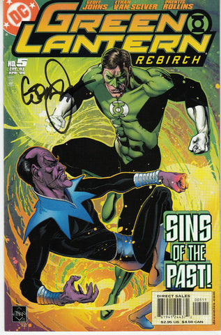 Green Lantern: Rebirth #5 (DC, 2005) - Signed - Geoff Johns