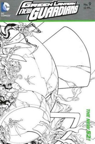 Green Lantern: New Guardians (Vol 1 2011) #9 CVR B B&W Variant