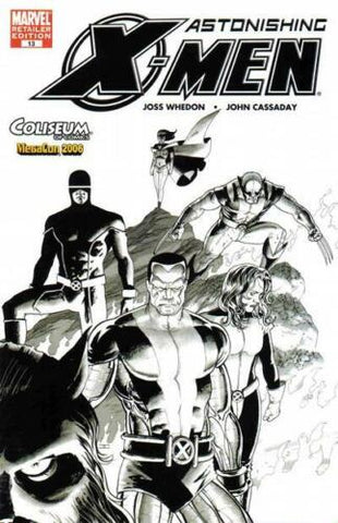 Astonishing X-Men #13 John Cassaday Coliseum of Comics Exclusive MegaCon 2006 Black & White Variant